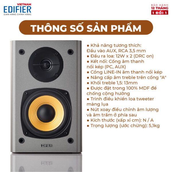 Bộ loa Bookshelf Hifi cao cấp EDIFIER R1000T4 - Hình ảnh 2