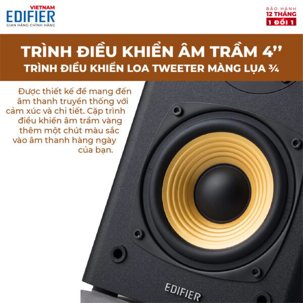 Bộ loa Bookshelf Hifi cao cấp EDIFIER R1000T4 - Hình ảnh 4