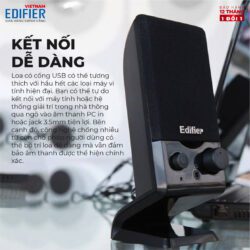 EDIFIER M1250 kết nối rất dễ dàng