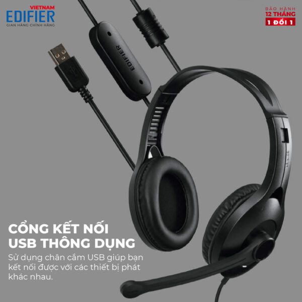 Tai nghe EDIFIER USB K800 - Hình ảnh 8