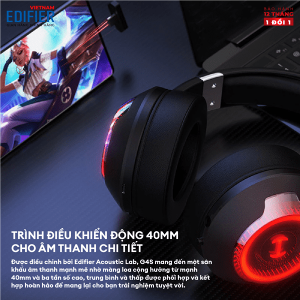 Tai nghe Gaming EDIFIER Hecate G4S - Hình ảnh 5
