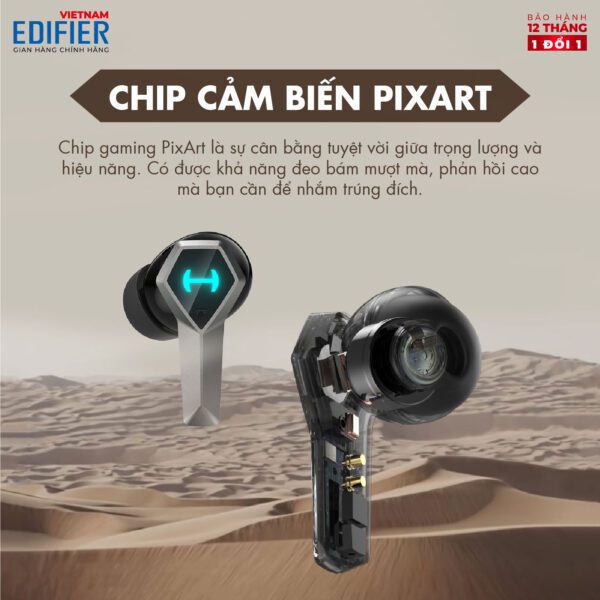 HECATE GX04 với chip cảm biến PIXART