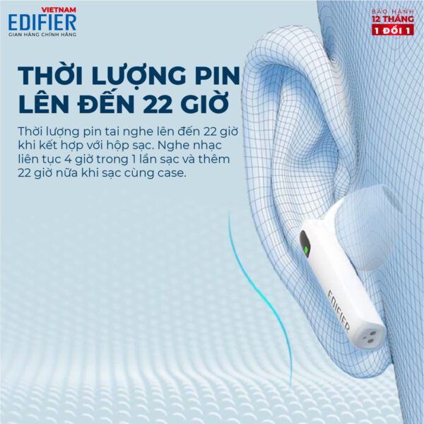 Tai nghe không dây EDIFIER W200T Mini - Hình ảnh 2