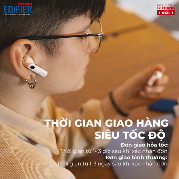 Tai nghe không dây EDIFIER W200T Mini - Hình ảnh 4