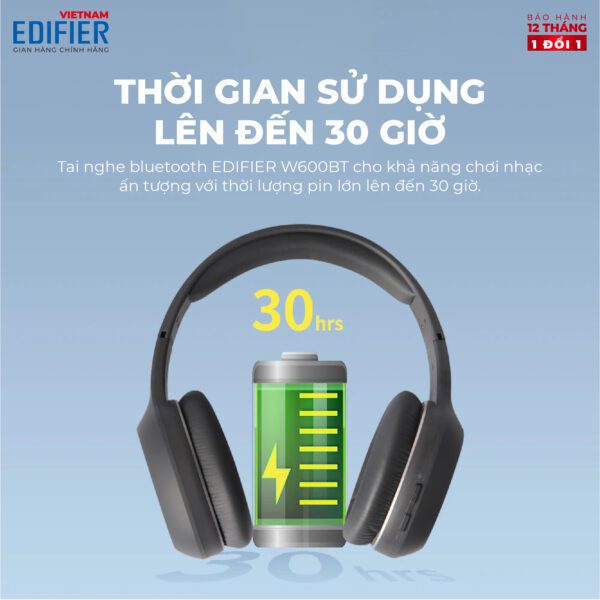Tai nghe không dây EDIFIER W600BT - Hình ảnh 2