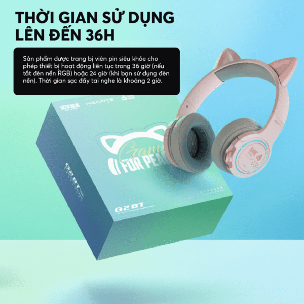 Tai nghe không dây EDIFIER Hecate G2BT - Hình ảnh 6