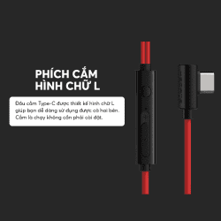 Tai nghe EDIFIER Hecate GM260 Plus 9 EDIFIER Hecate GM260 Plus sở hữu đầu cắm USB Type-C hình chữ L