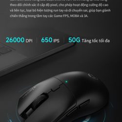HECATE G3M Pro với cảm biến PAW3395 cực kì chính xác