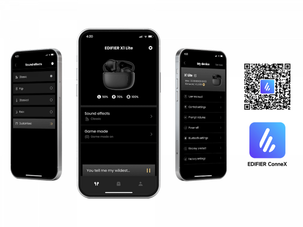 Tai nghe TWS EDIFIER T10 Chính Hãng | Bluetooth 5.4, Pin 26h, IP54 43 Ứng dụng EDIFIER ConneX – Cá nhân hóa trải nghiệm