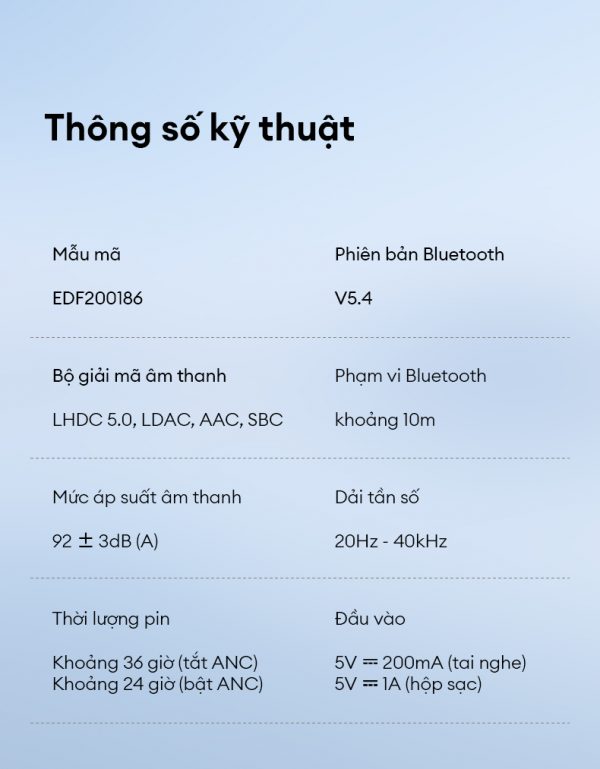 Tai nghe bluetooth EDIFIER NeoBuds Pro 3 - Hình ảnh 12