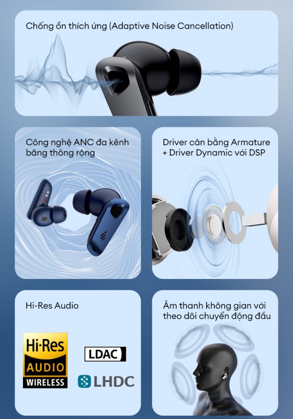 Tai nghe bluetooth EDIFIER NeoBuds Pro 3 - Hình ảnh 10