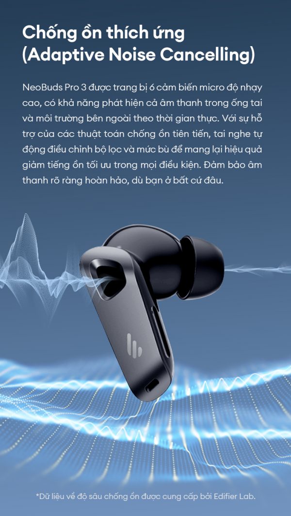 Tai nghe bluetooth EDIFIER NeoBuds Pro 3 - Hình ảnh 8