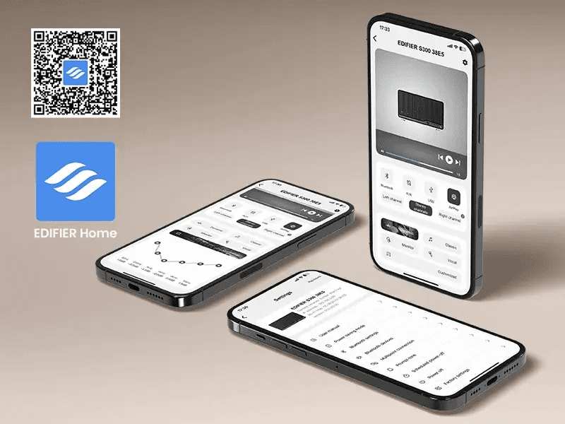 EDIFIER S300 Loa để bàn không dây 80W 31 Ứng dụng EDIFIER Home App thông minh